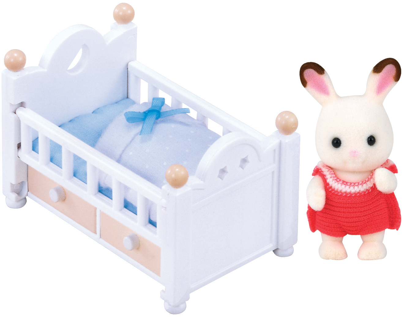 Mini univers Bébé Lapin Lit 5017 Sylvanian Families Le Jouet - vue 6