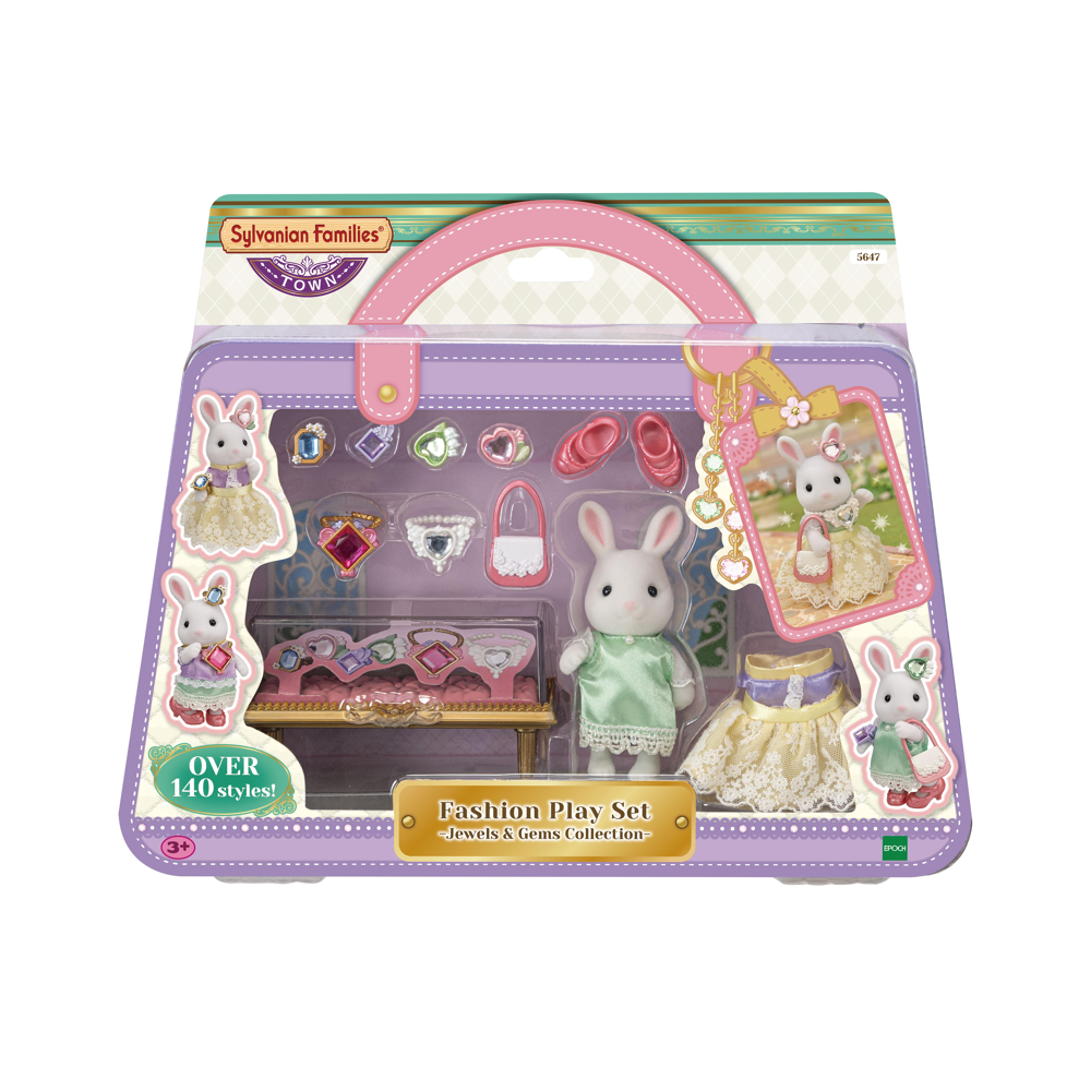 La valisette de mode et grande sœur lapin neige