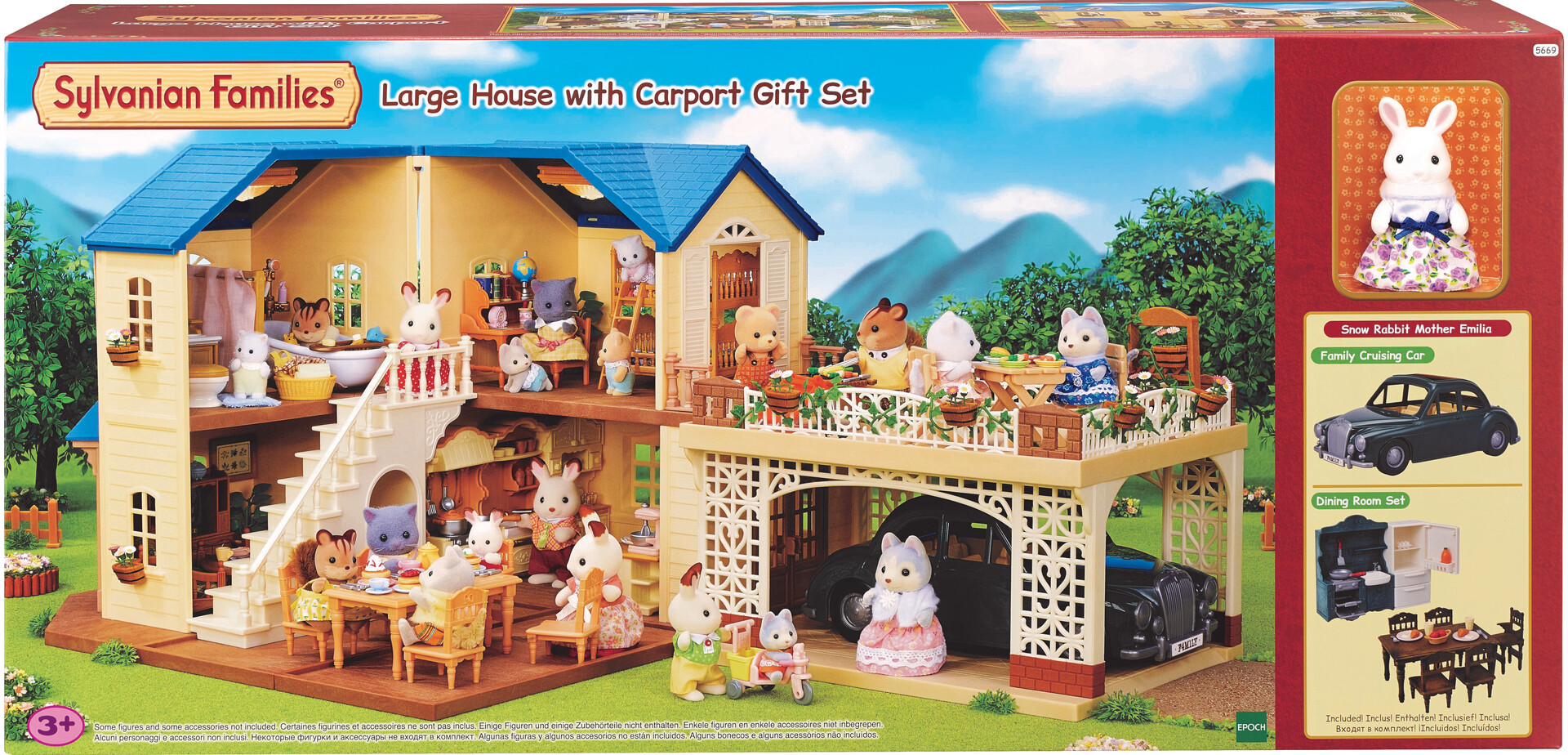 La grande maison et son abri voiture