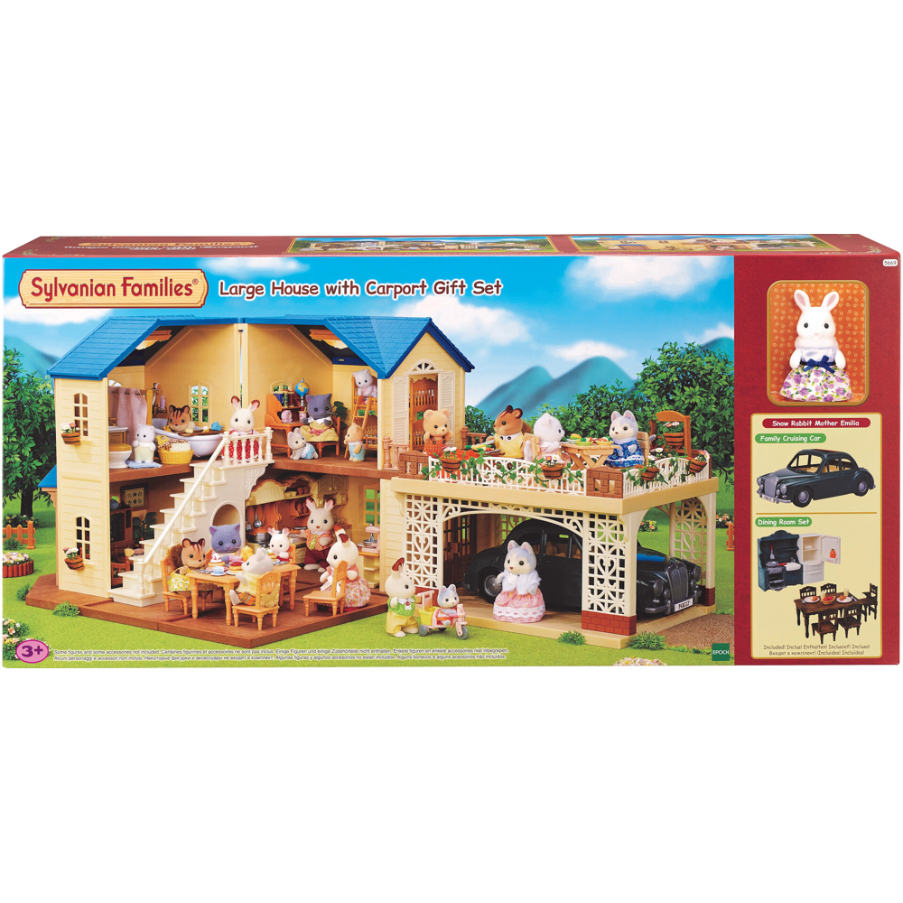 La grande maison et son abri voiture