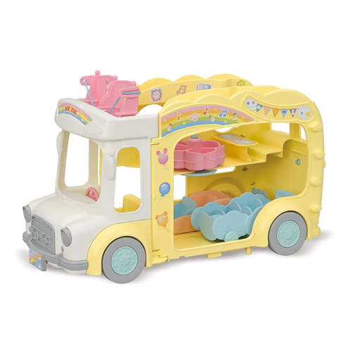 Sylvanian Family : Le bus et sa cour de récréation Epoch d'enfance - vue 10