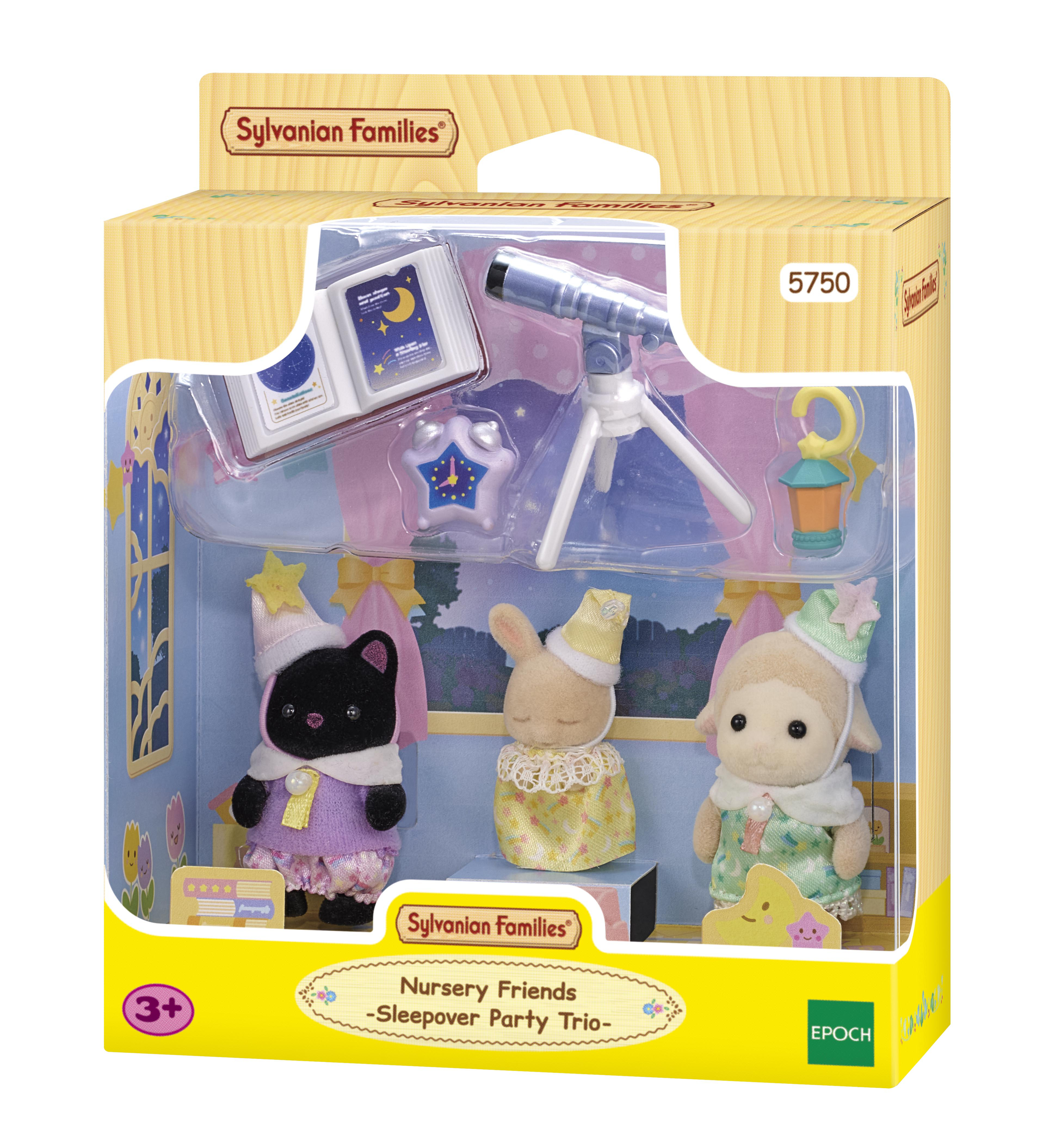 Sylvanian Family : Le trio des bébés pyjama party Epoch d'enfance - vue 7