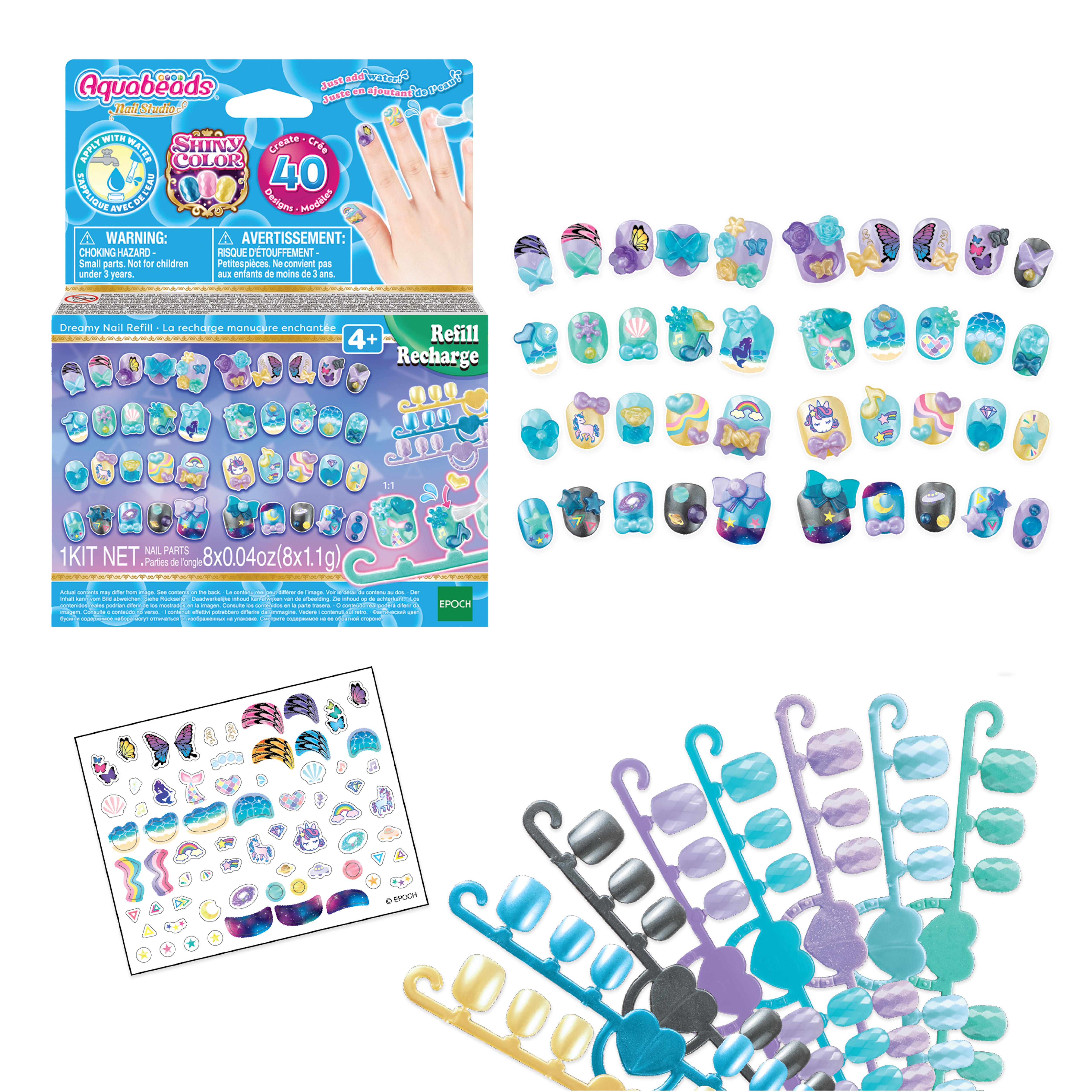 Aquabeads La recharge manucure enchantée Kit de loisirs créatifs Activité manuelle enfants en toute autonomie Recharge de perles qui collent avec de 'eau Jouet enfant et + 35009 - vue 6