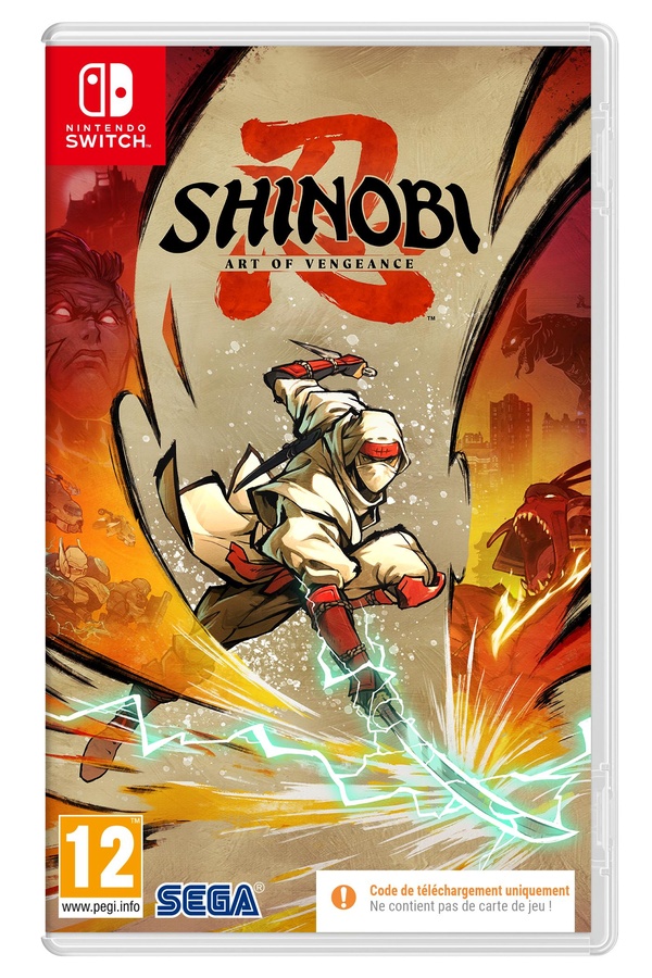 SHINOBI: Art of Vengeance (Code in a Box) (SWITCH)
