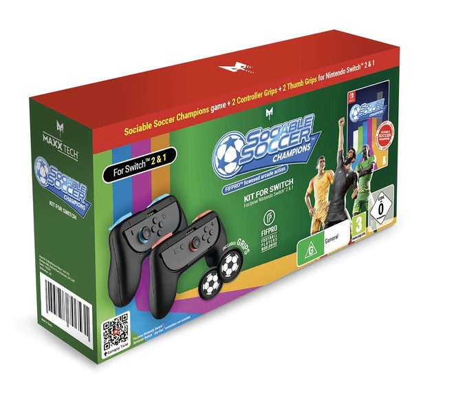 Sociable Soccer Champions Kit for Switch 1 & 2 + Grips Ballon Jeu Nintendo Switch - vue 8