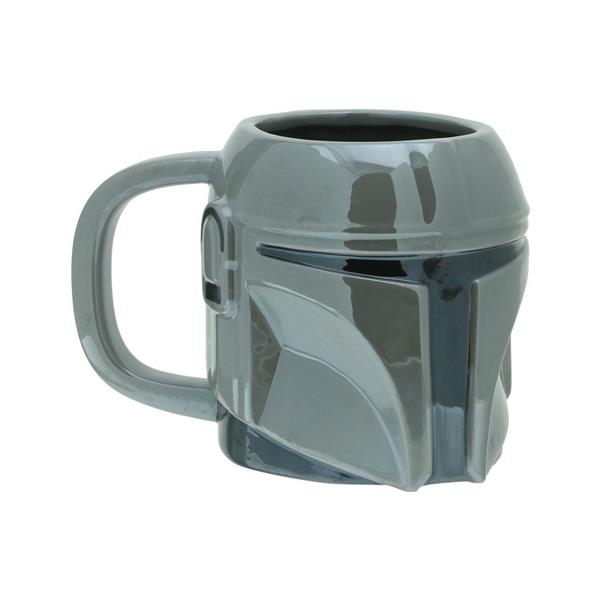 Star Wars Tasse Casque Mandalorian Tasse Officielle Tasse Céramique Grande Cadeau pour Fans 650 ml