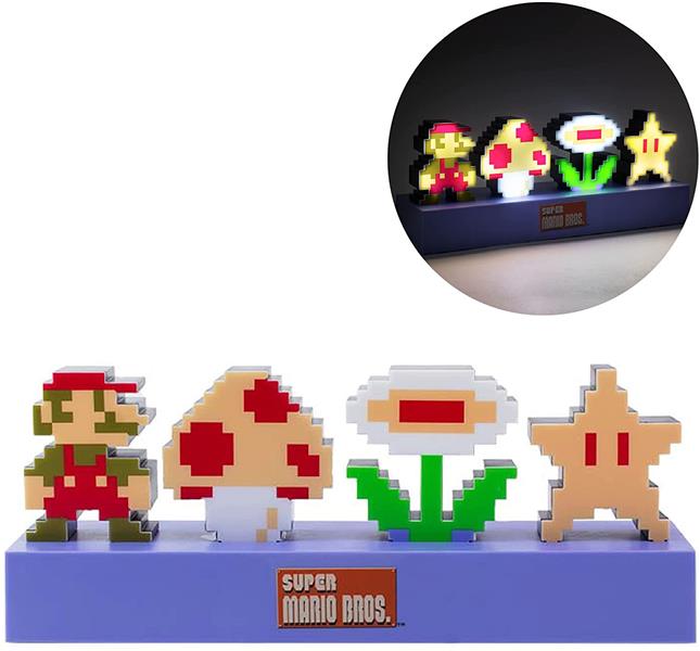 Paladone Nintendo Lampe New Mario Icons