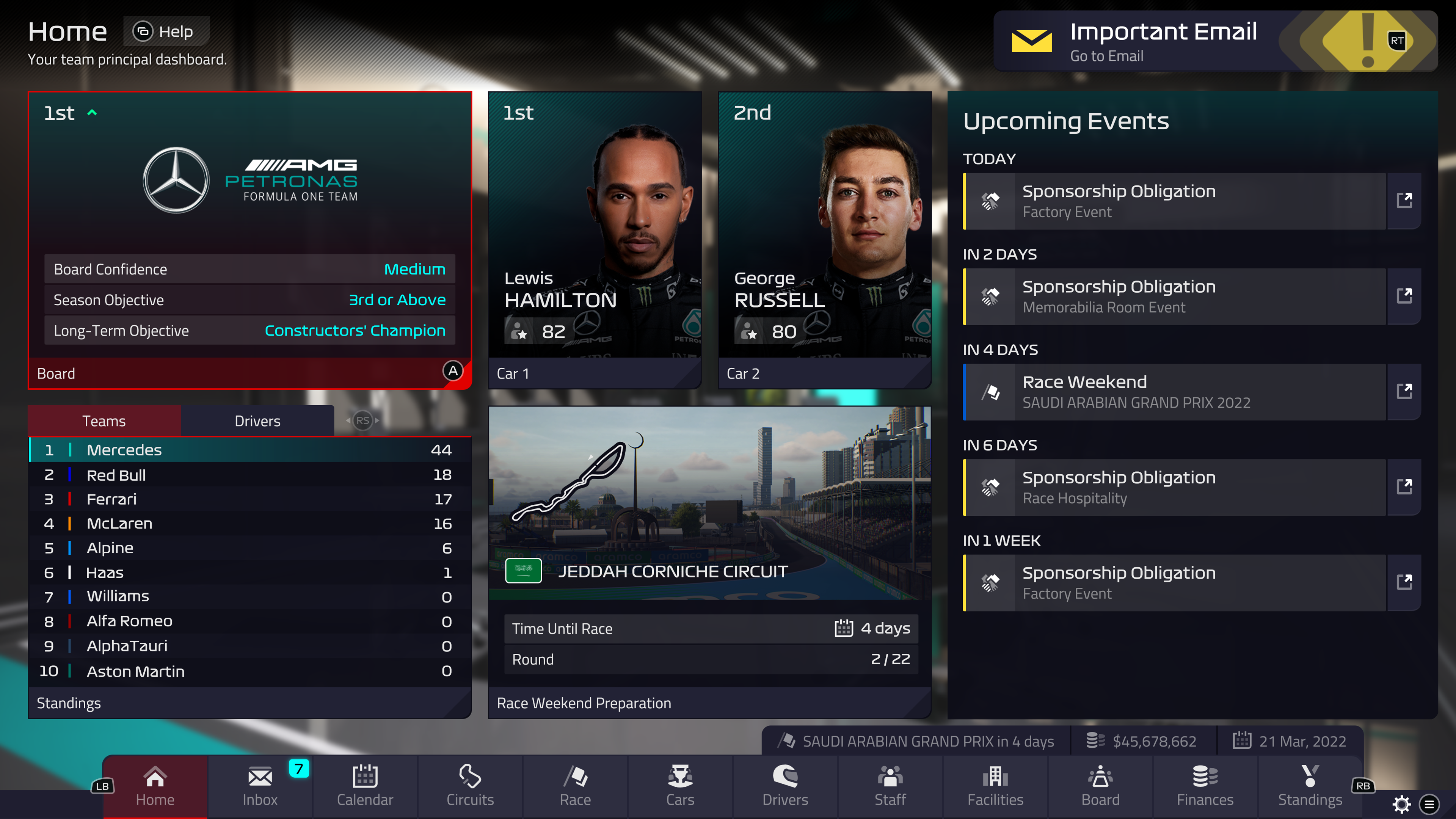 F1 Manager 2022 (XBOX SERIES)