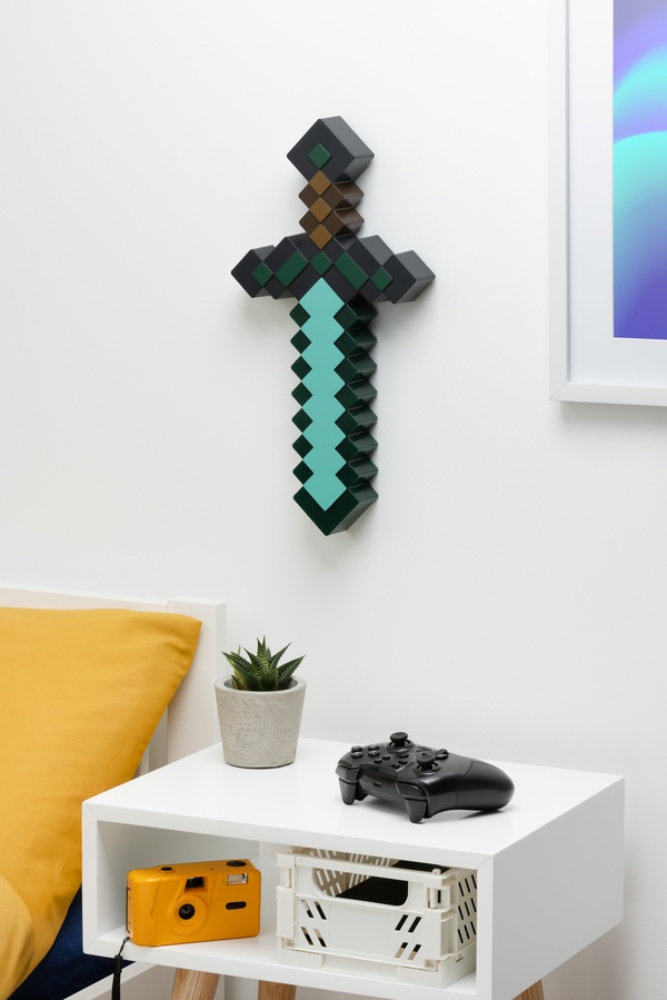 Minecraft Diamond Sword Lampe - 42 cm