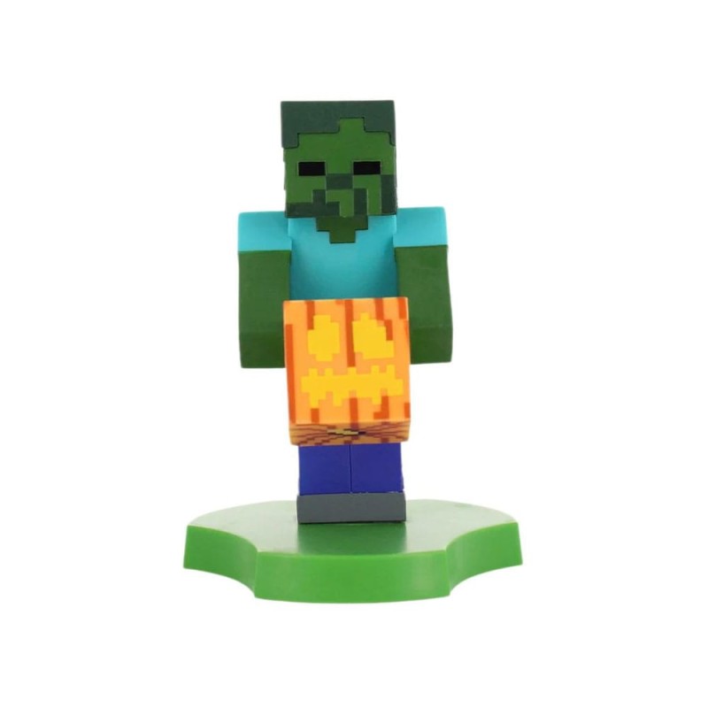 Figurine Minecraft Zombie EXQUISITE GAMING Cable Guys Support écouteurs smartphone ou petit accessoire 11 cm - vue 2