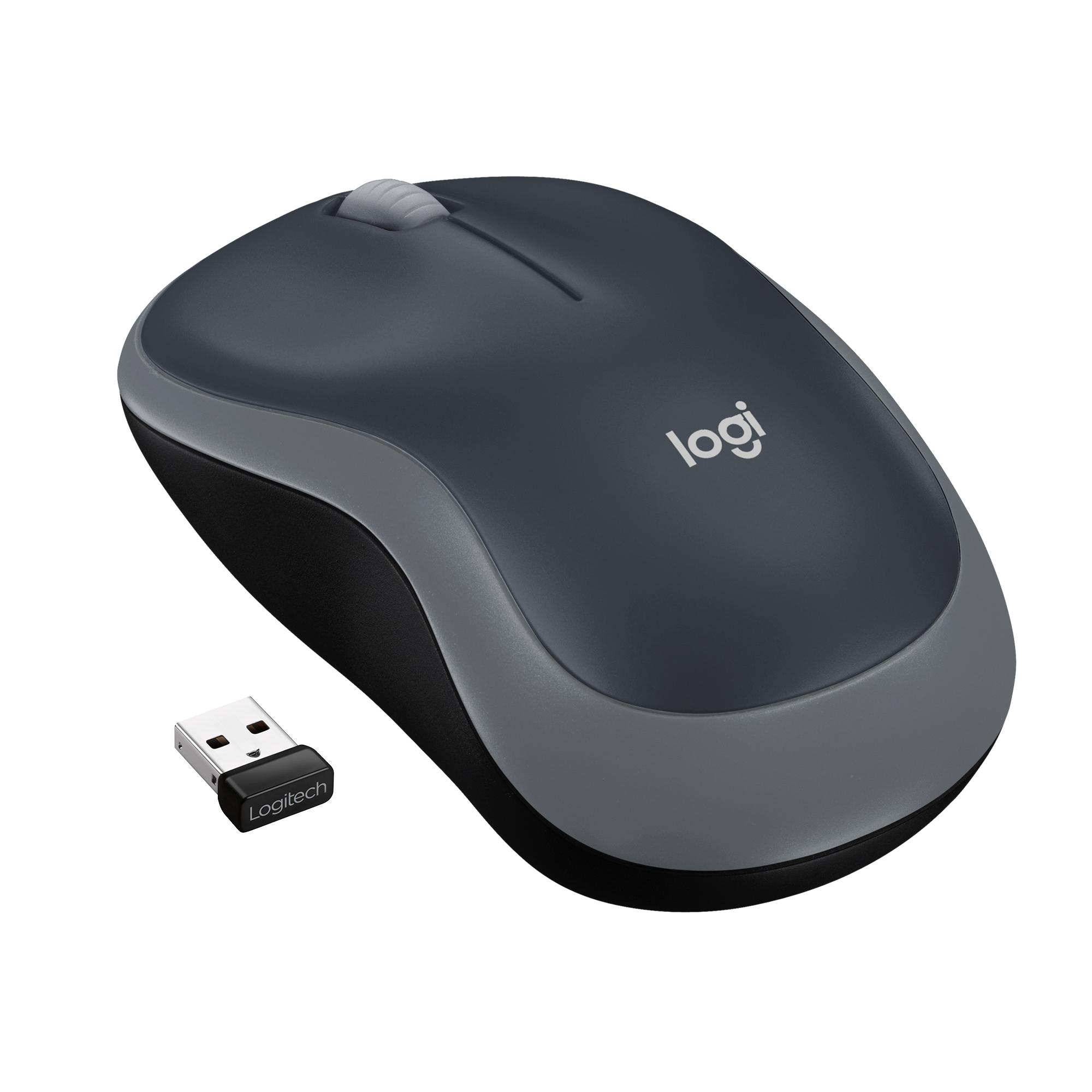 Logitech M185 Souris Sans Fil, Ambidextre - Grise