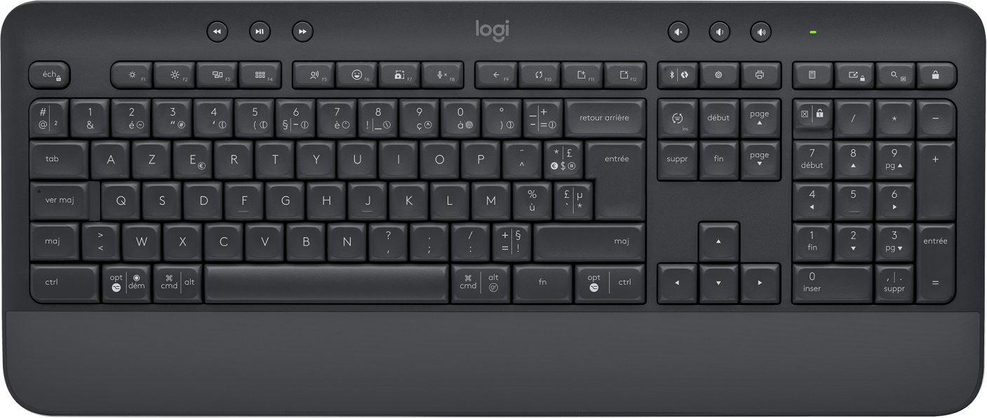 Logitech Signature K650 clavier Bureau Bluetooth AZERTY Français - vue 7