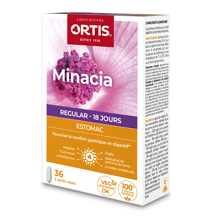Ortis Minacia Regular 36 comprimés