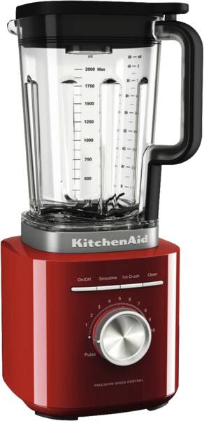 KitchenAid 5KSB2073EER 2 L Mélangeur de table 1200 W Noir, Rouge