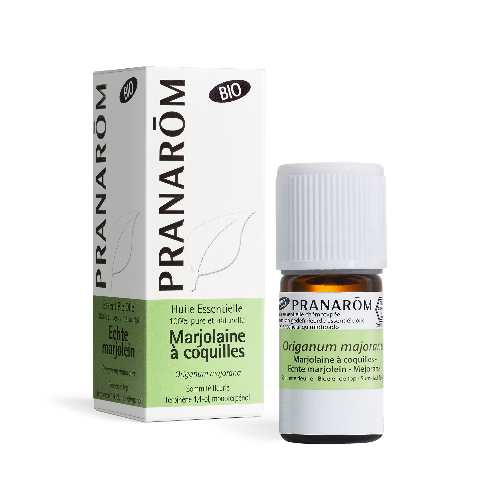 Pranarom Marjolaine à coquilles - sommité fleurie BIO* - 5 ml