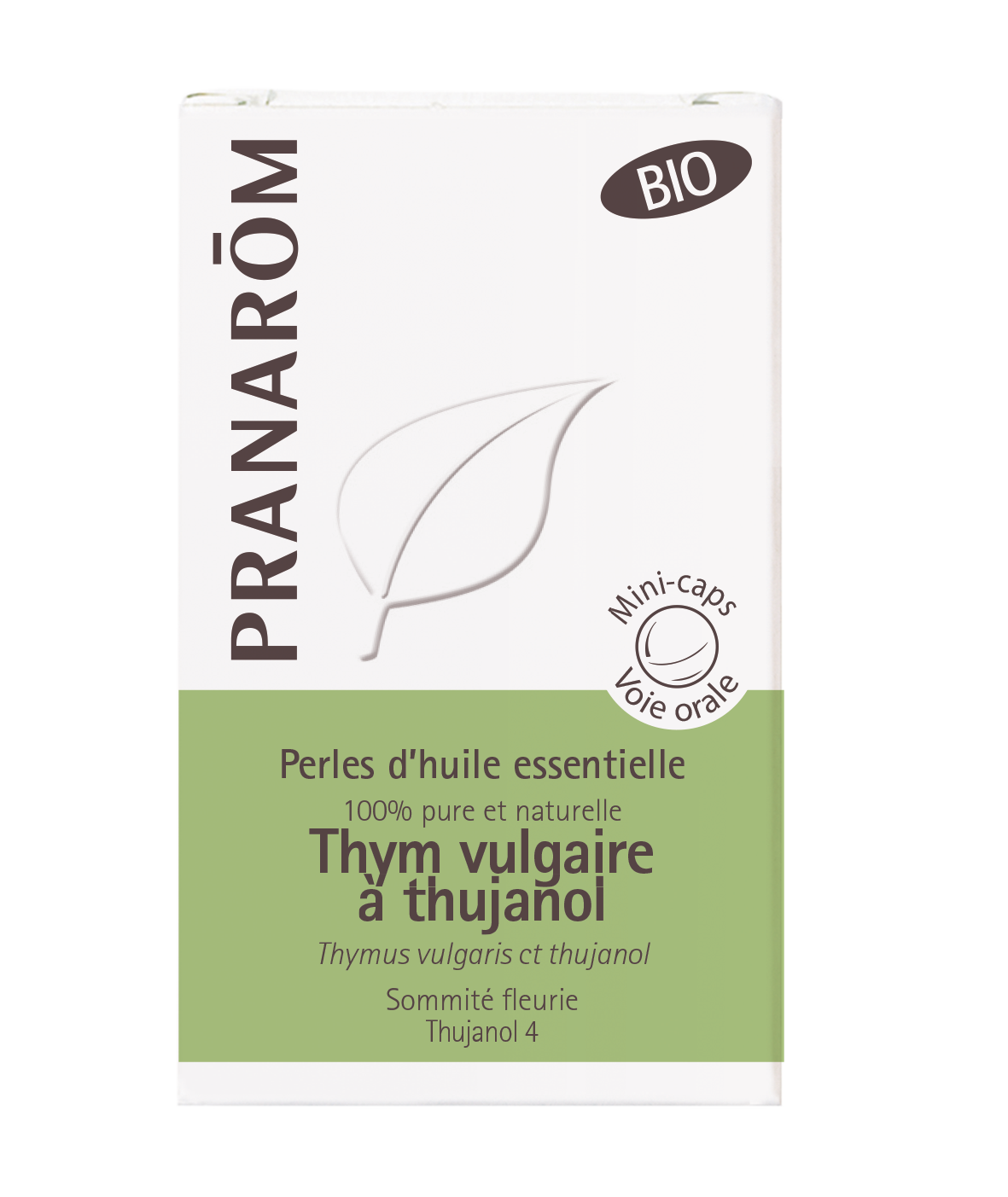 Thym Vulgaire à Thujanol Sommité Fleurie Bio 60 Perles