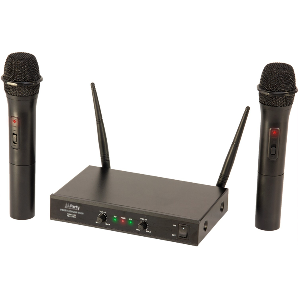 Systeme de microphone UHF à 2 canaux