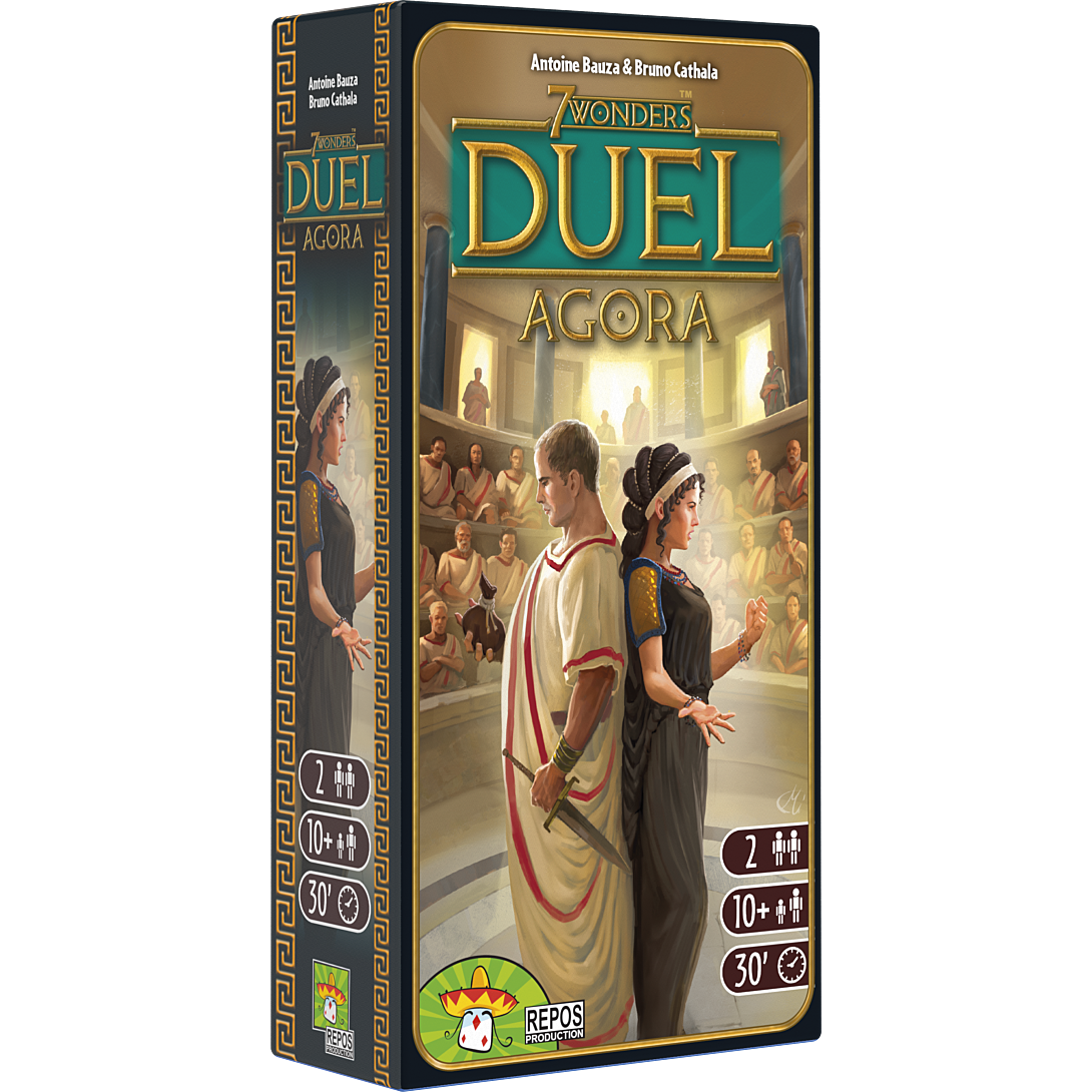 7 wonders Duel : Extension Agora Asmodee - vue 4