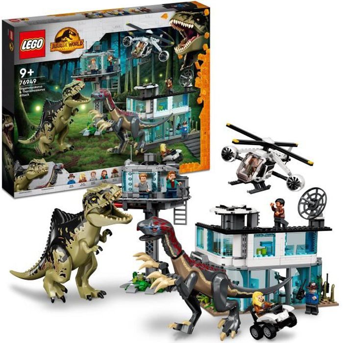 Lego® Jurassic World - L’attaque du Giganotosaurus et du Therizinosaurus - 76949