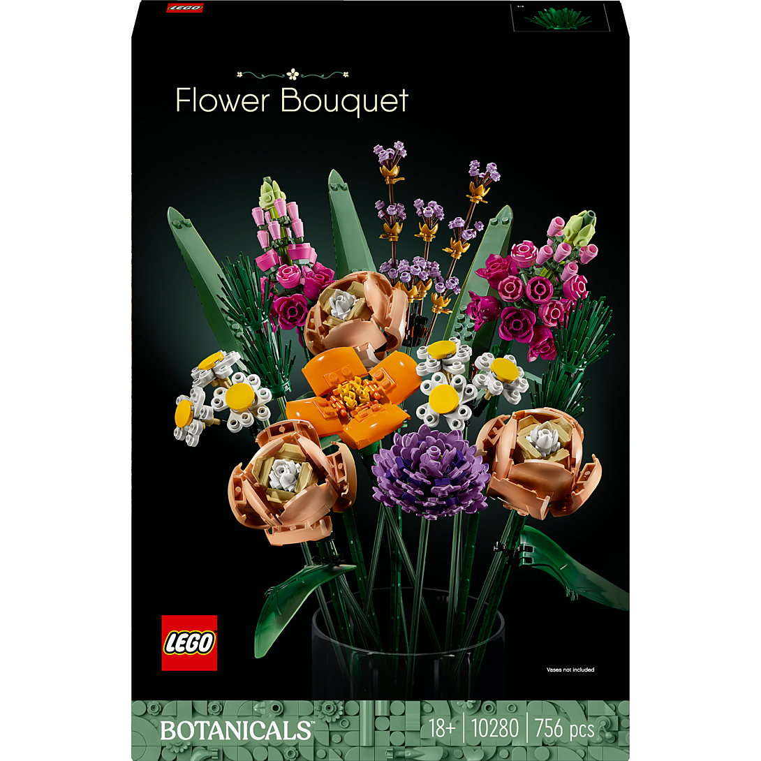 LEGO Icons Bouquet de fleurs 10280 LEGO - vue 4