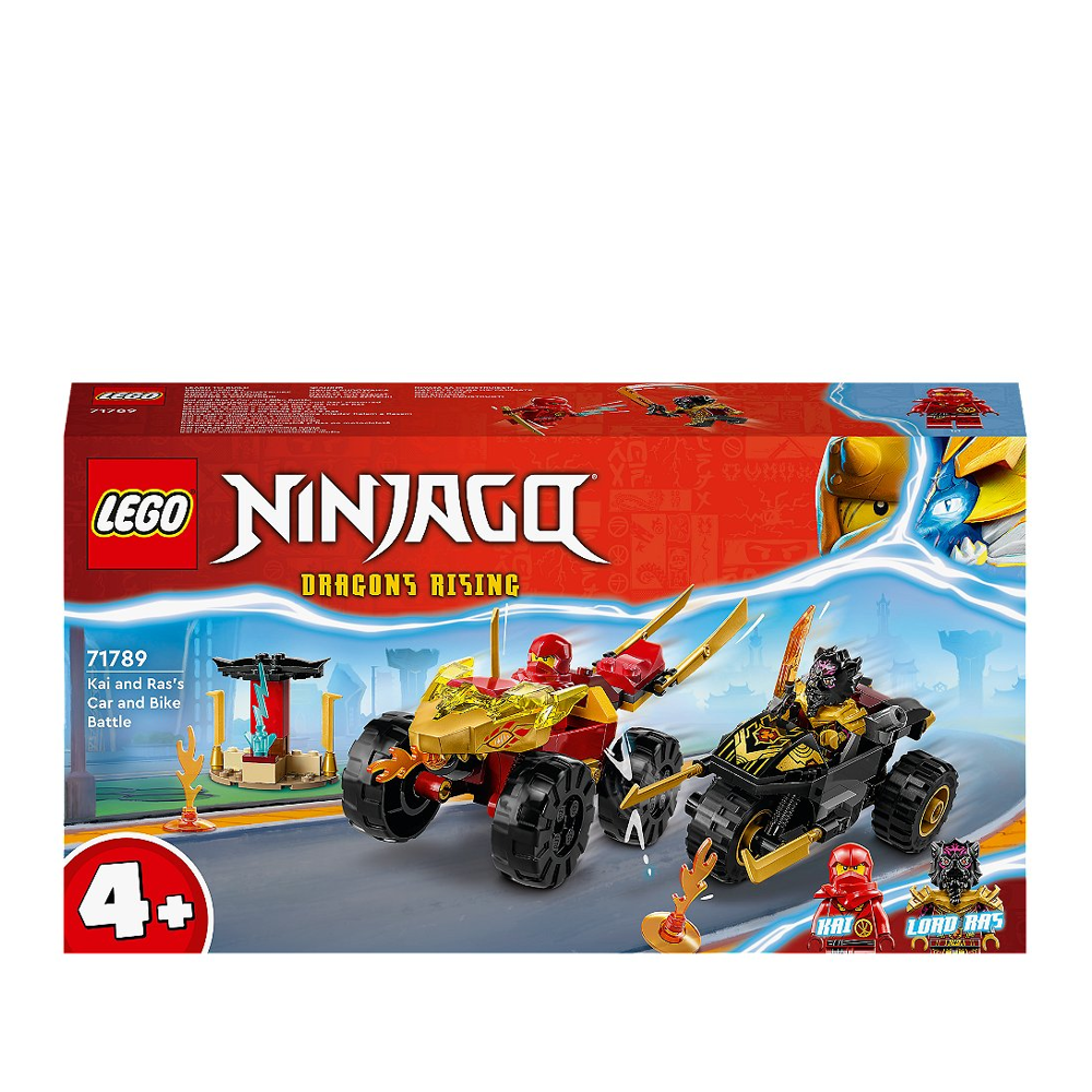 LEGO® NINJAGO® - Le combat en voiture et en moto de Kai et Ras - 71789