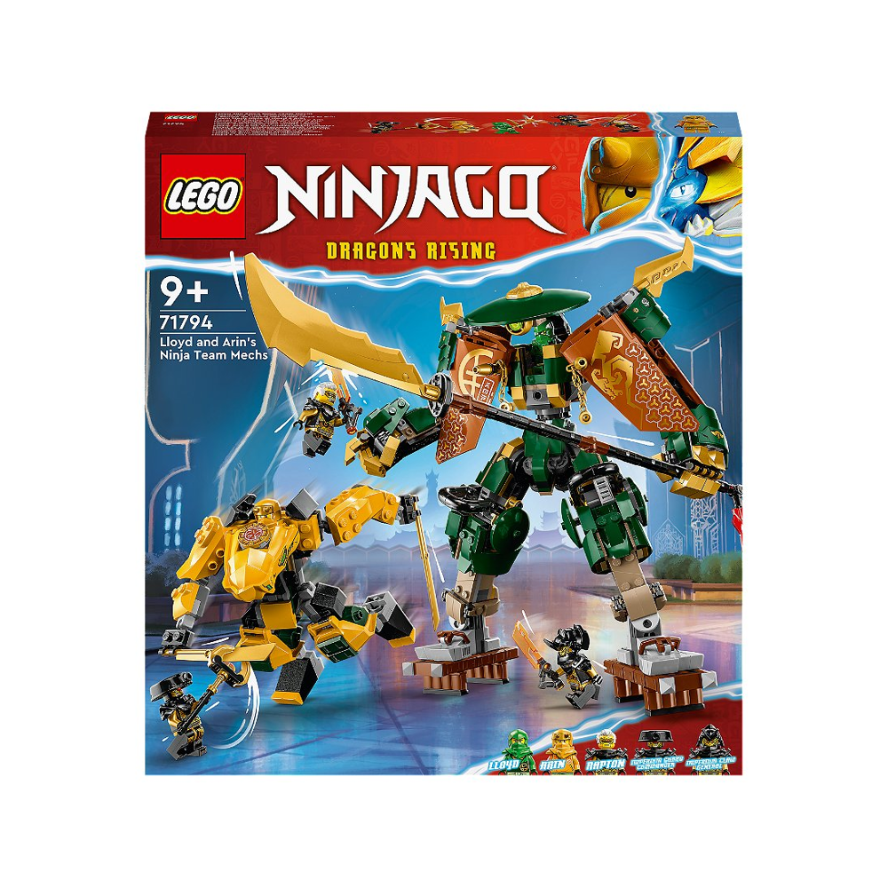 LEGO® NINJAGO® - L'équipe de robots des ninjas Lloyd et Arin - 71794