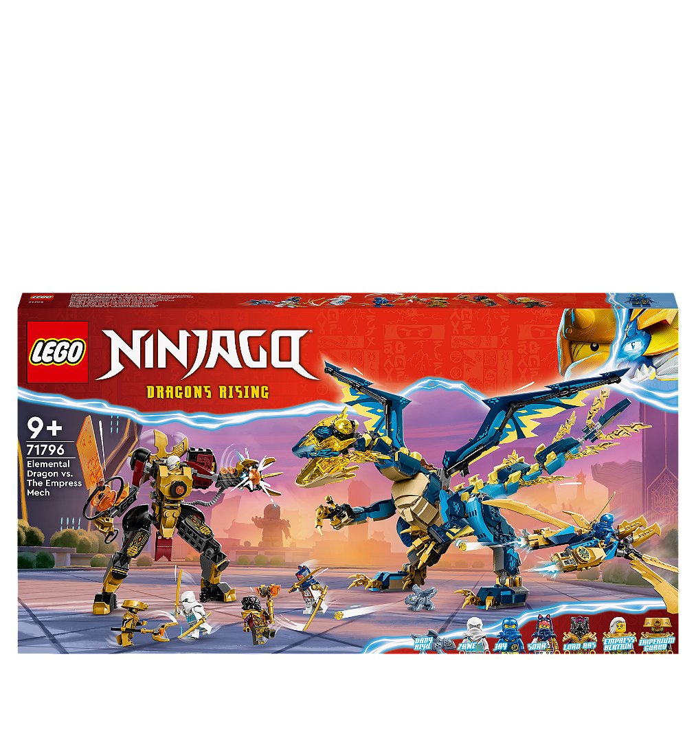 LEGO® NINJAGO® - Le dragon élémentaire contre le robot de l’impératrice - 71796