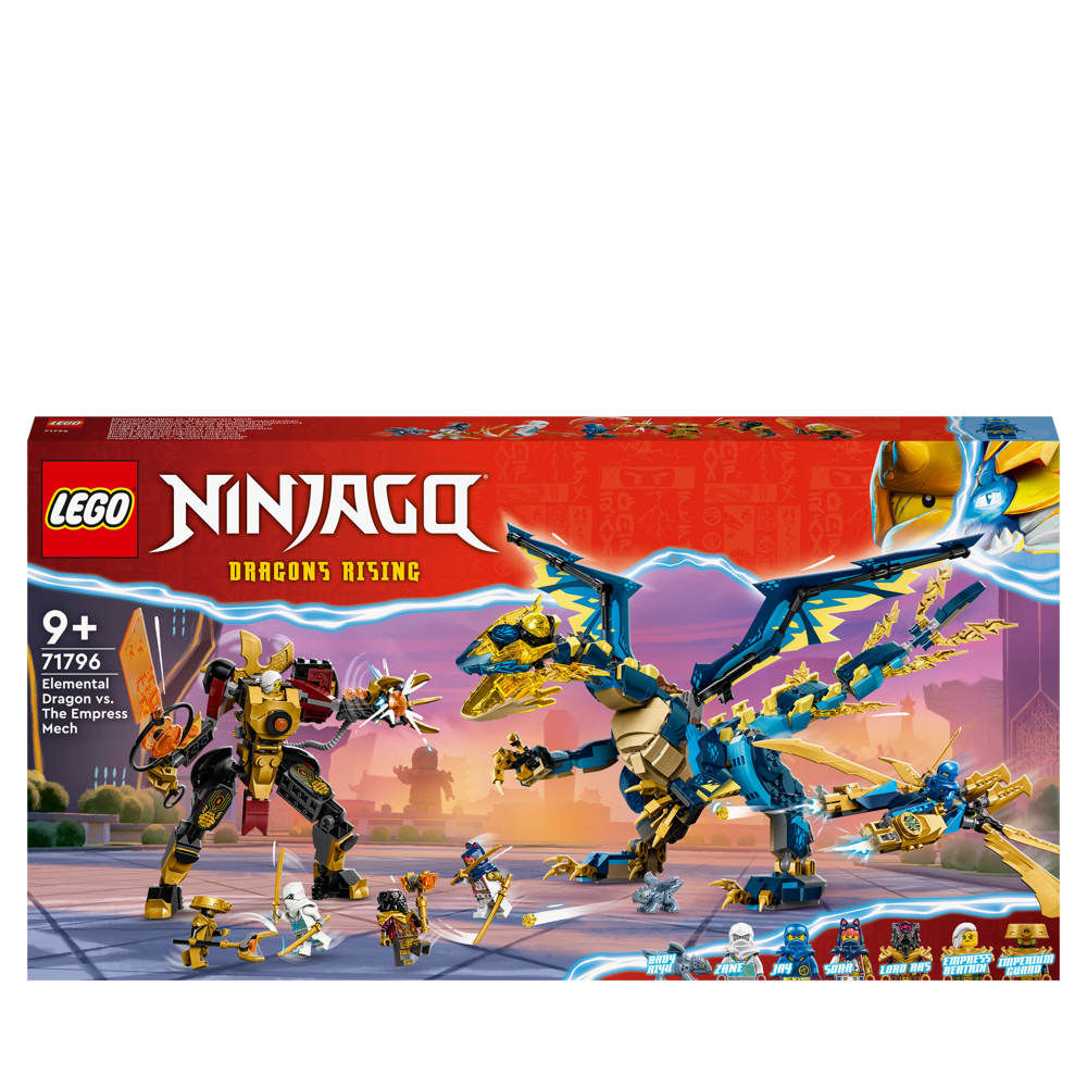 LEGO® NINJAGO® - Le dragon élémentaire contre le robot de l’impératrice - 71796
