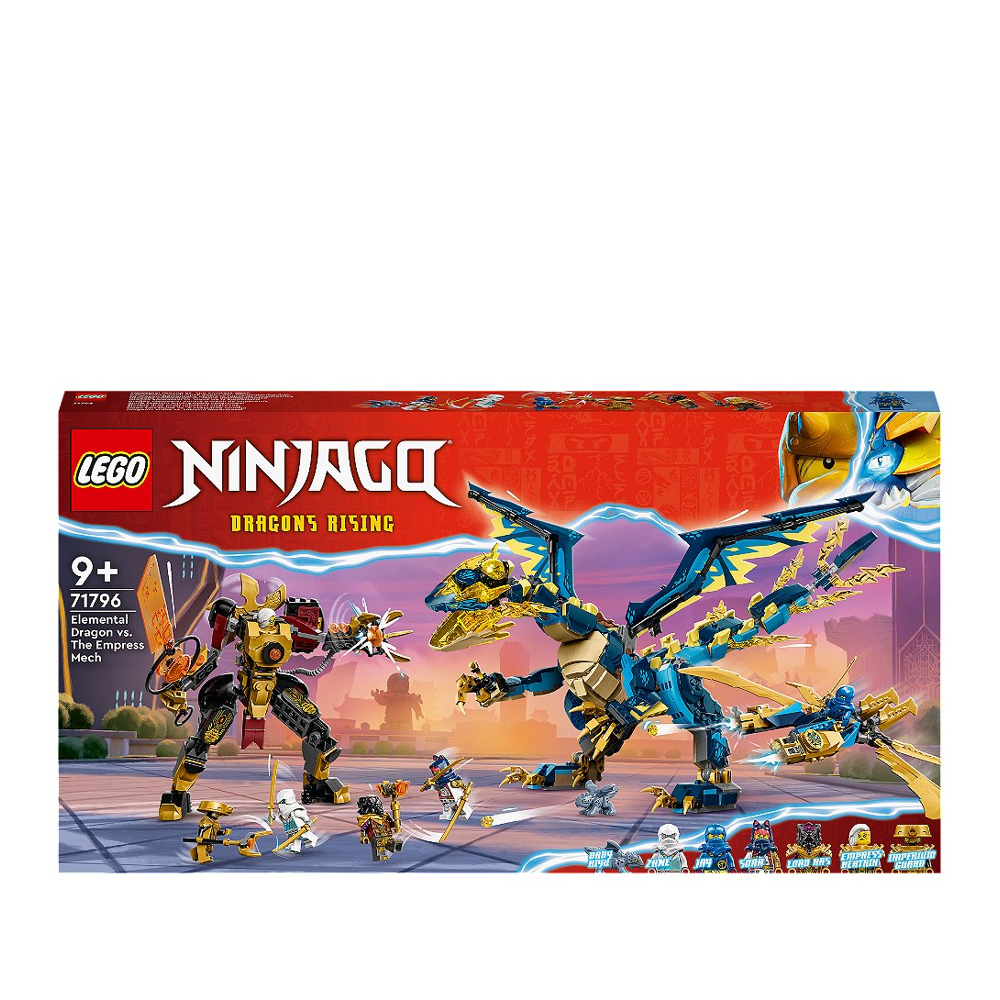 LEGO® NINJAGO® - Le dragon élémentaire contre le robot de l’impératrice - 71796