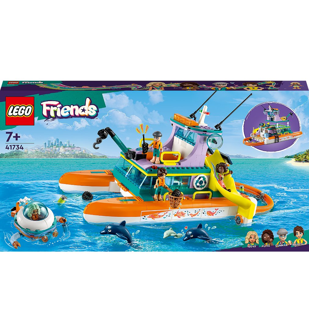 LEGO® Friends - Le bateau de sauvetage en mer - 41734