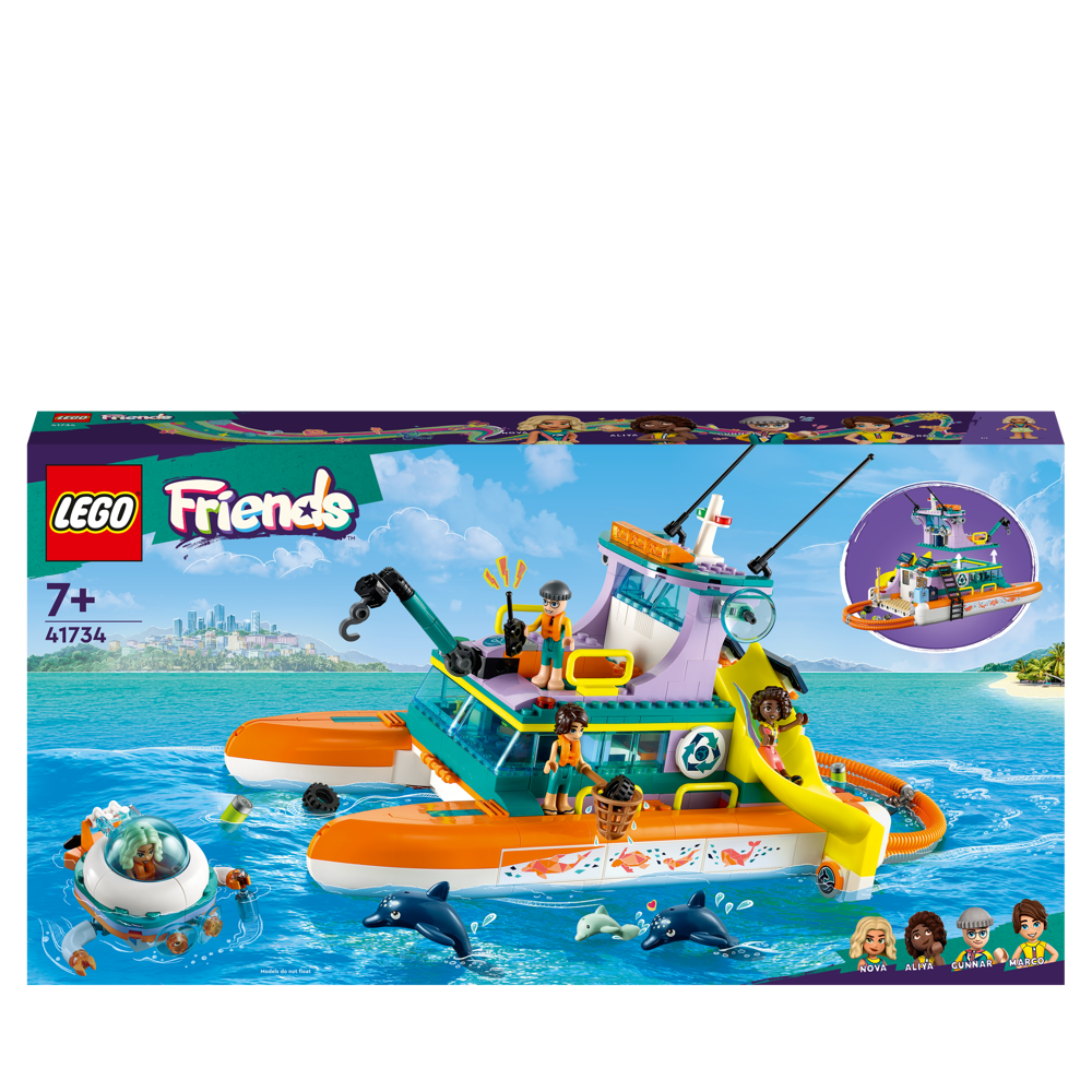 LEGO® Friends - Le bateau de sauvetage en mer - 41734