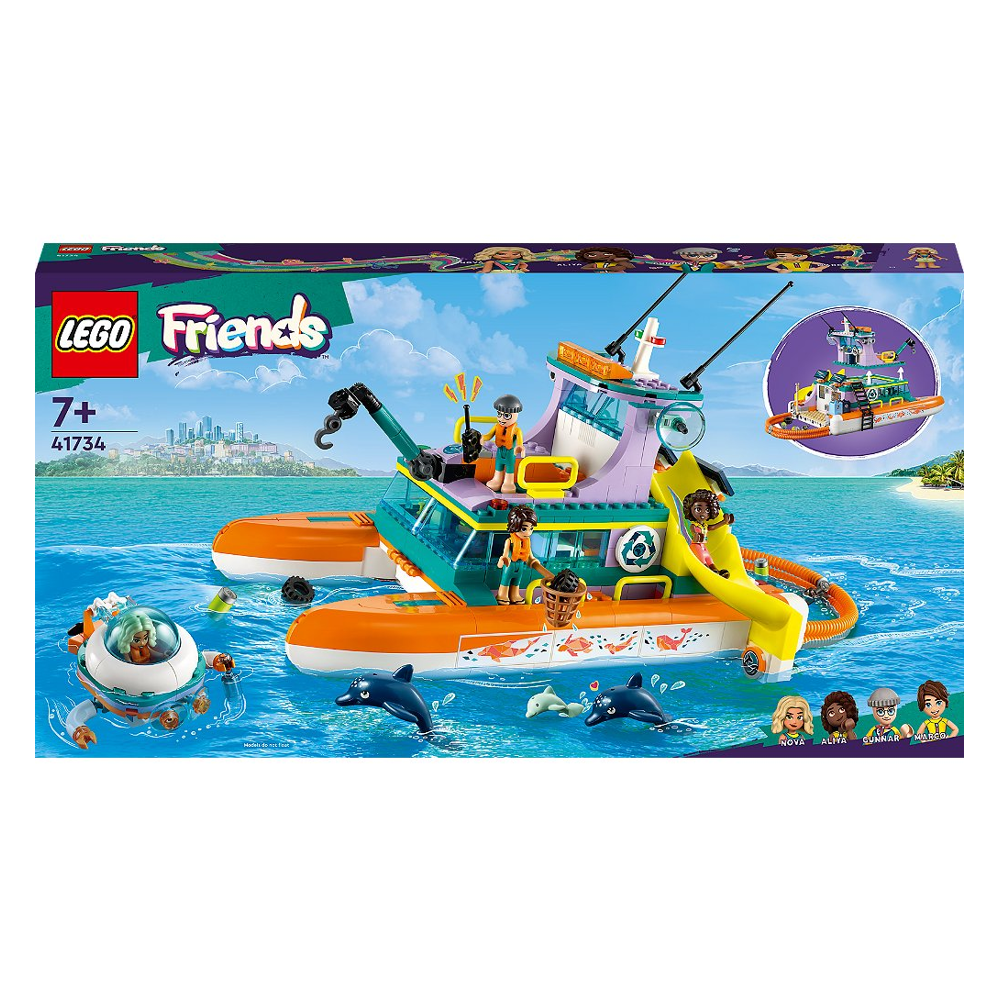LEGO® Friends - Le bateau de sauvetage en mer - 41734