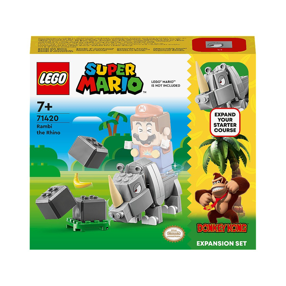 LEGO® Super Mario™ - Ensemble d'extension Rambi le rhinocéros - 71420