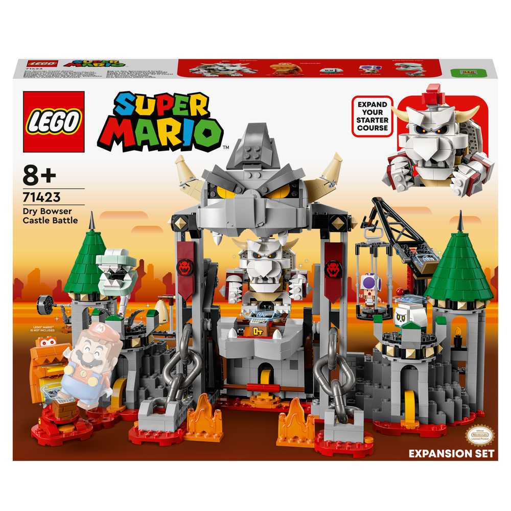 LEGO® Super Mario™ - Ensemble d’extension Bataille au château de Bowser Skelet - 71423