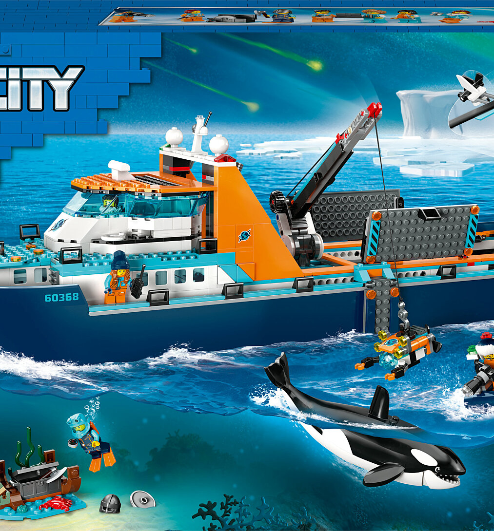 LEGO® City - Le navire d’exploration arctique - 60368