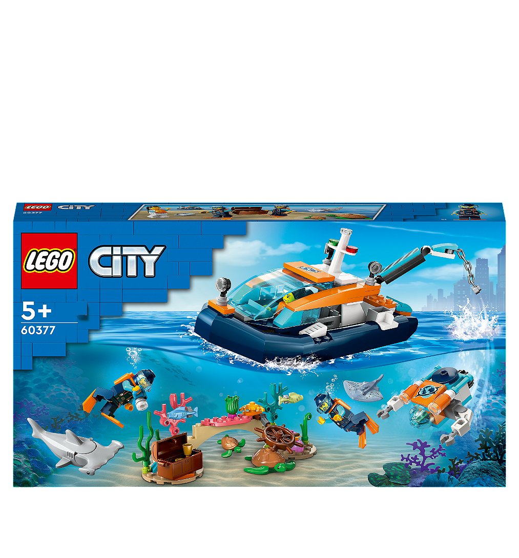 LEGO® City - Le bateau d’exploration sous-marine - 60377