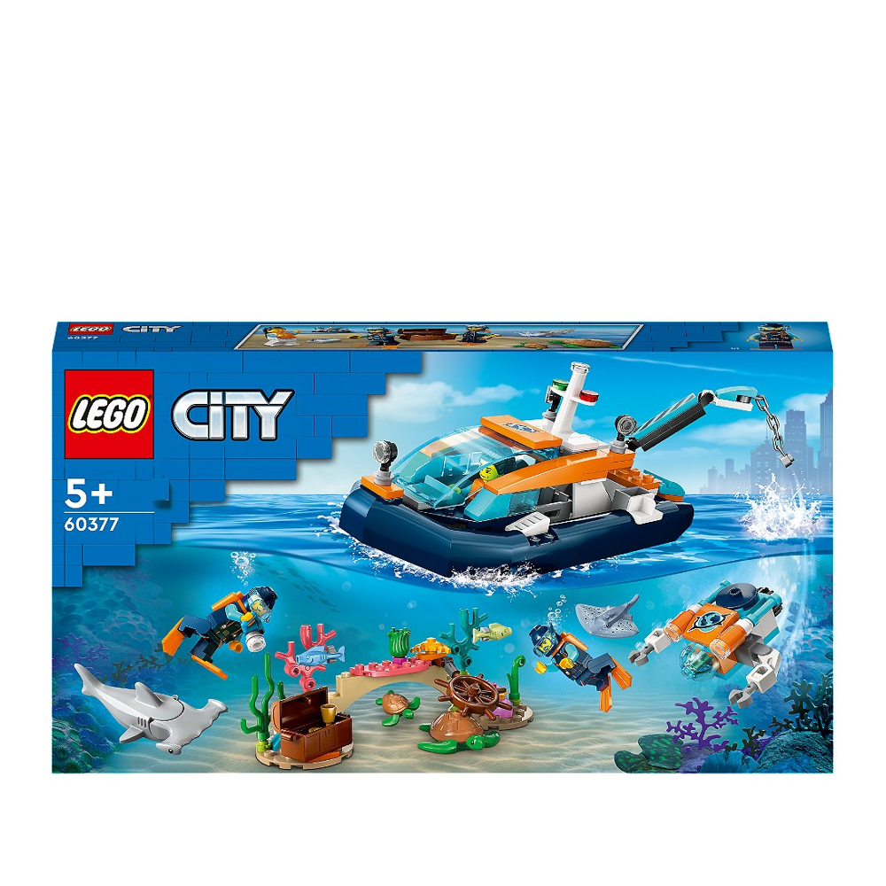 LEGO® City - Le bateau d’exploration sous-marine - 60377