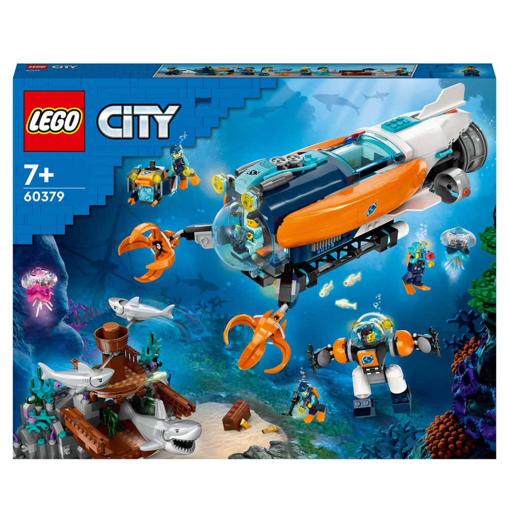 LEGO® City - Le sous-marin d’exploration en eaux profondes - 60379
