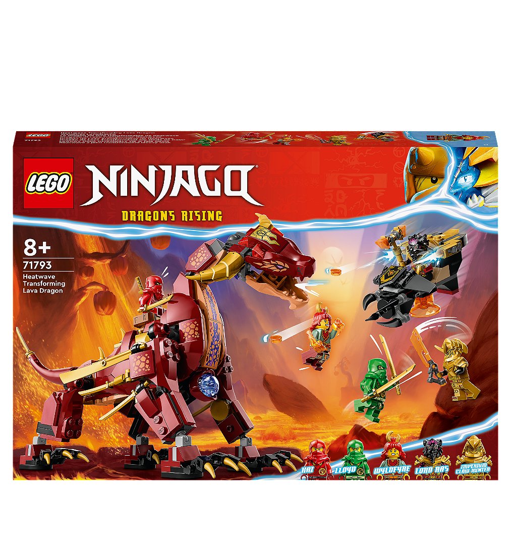 LEGO® NINJAGO® - Le dragon de lave transformable de Heatwave - 71793