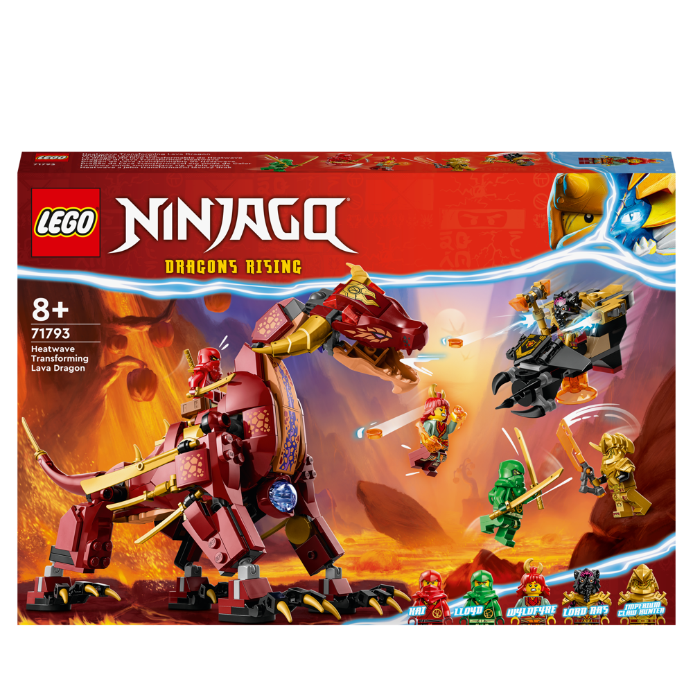 LEGO® NINJAGO® - Le dragon de lave transformable de Heatwave - 71793