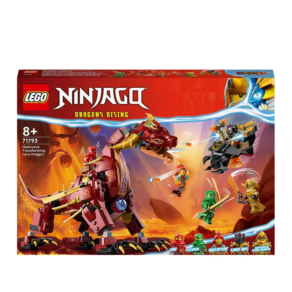 LEGO® NINJAGO® - Le dragon de lave transformable de Heatwave - 71793