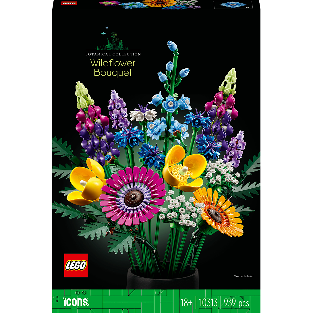 Lego Icons Bouquet De Fleurs Sauvages 10313 Lego La Boîte - vue 2