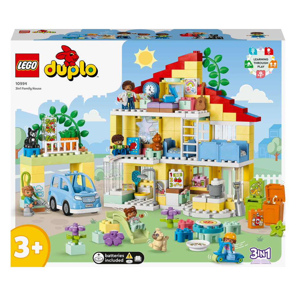 LEGO® DUPLO® Ma ville - La maison familiale 3-en-1 - 10994
