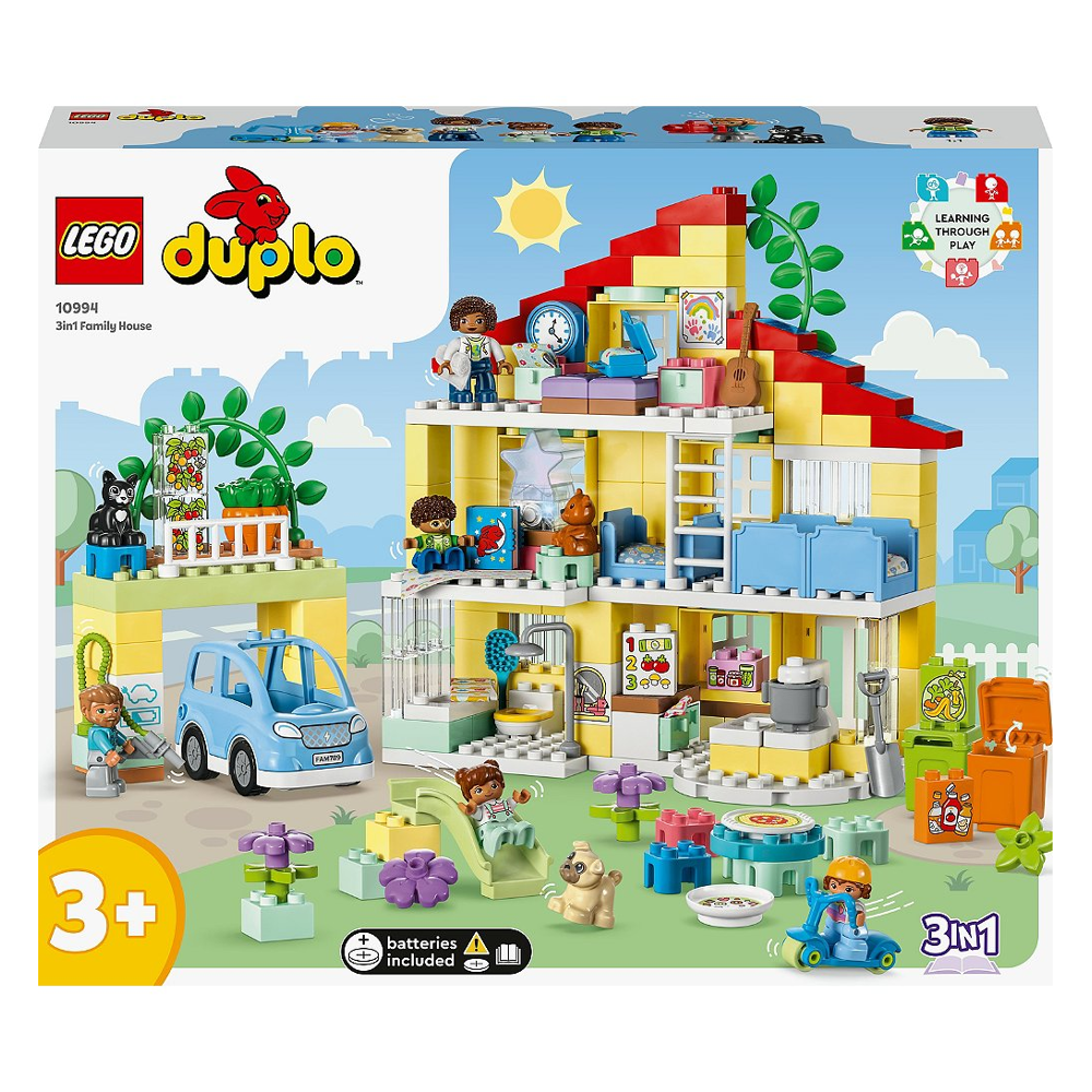 LEGO® DUPLO® Ma ville - La maison familiale 3-en-1 - 10994