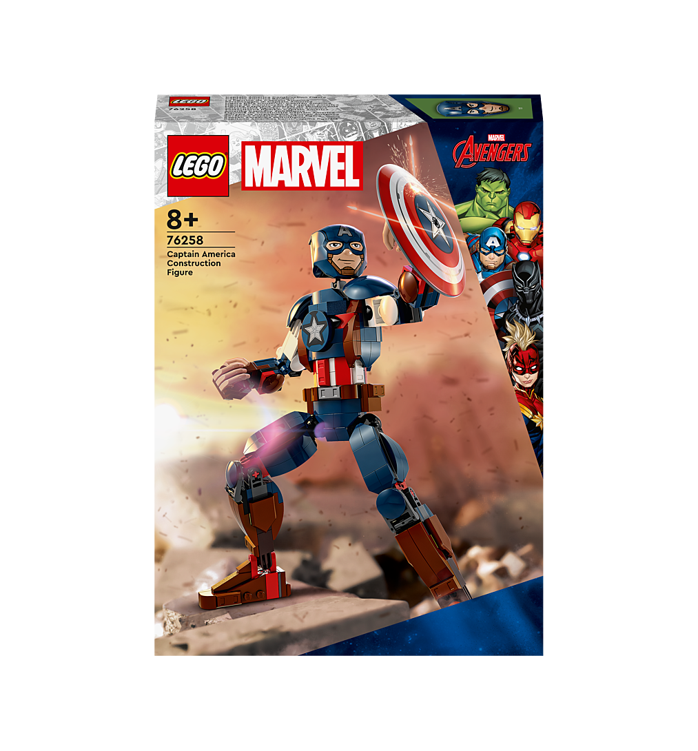 LEGO® Marvel Super Heroes™ - La figurine de Captain America - 76258