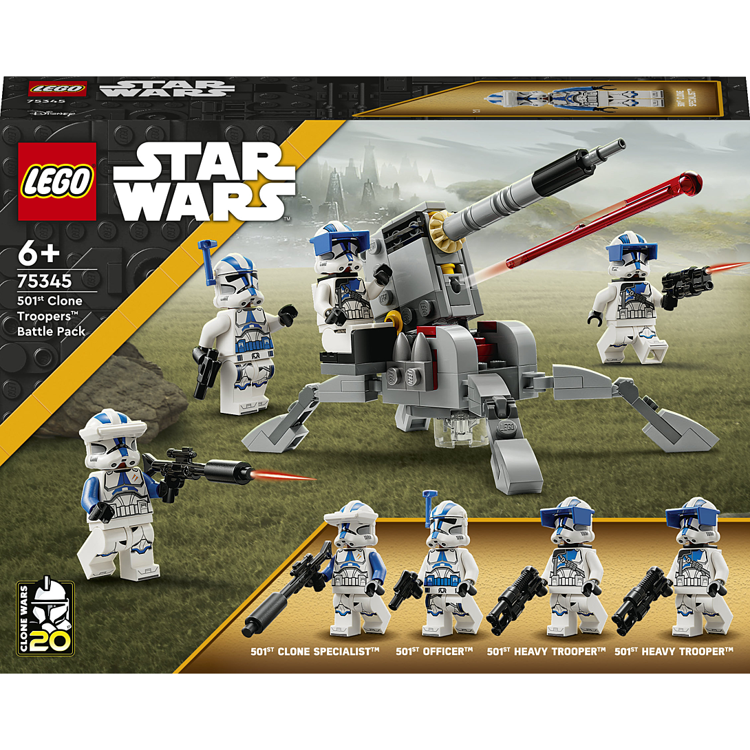 Lego Star Wars Pack De Combat Des Clone Troopers De La 501ème Légion 75345 Lego Le Jeu - vue 2