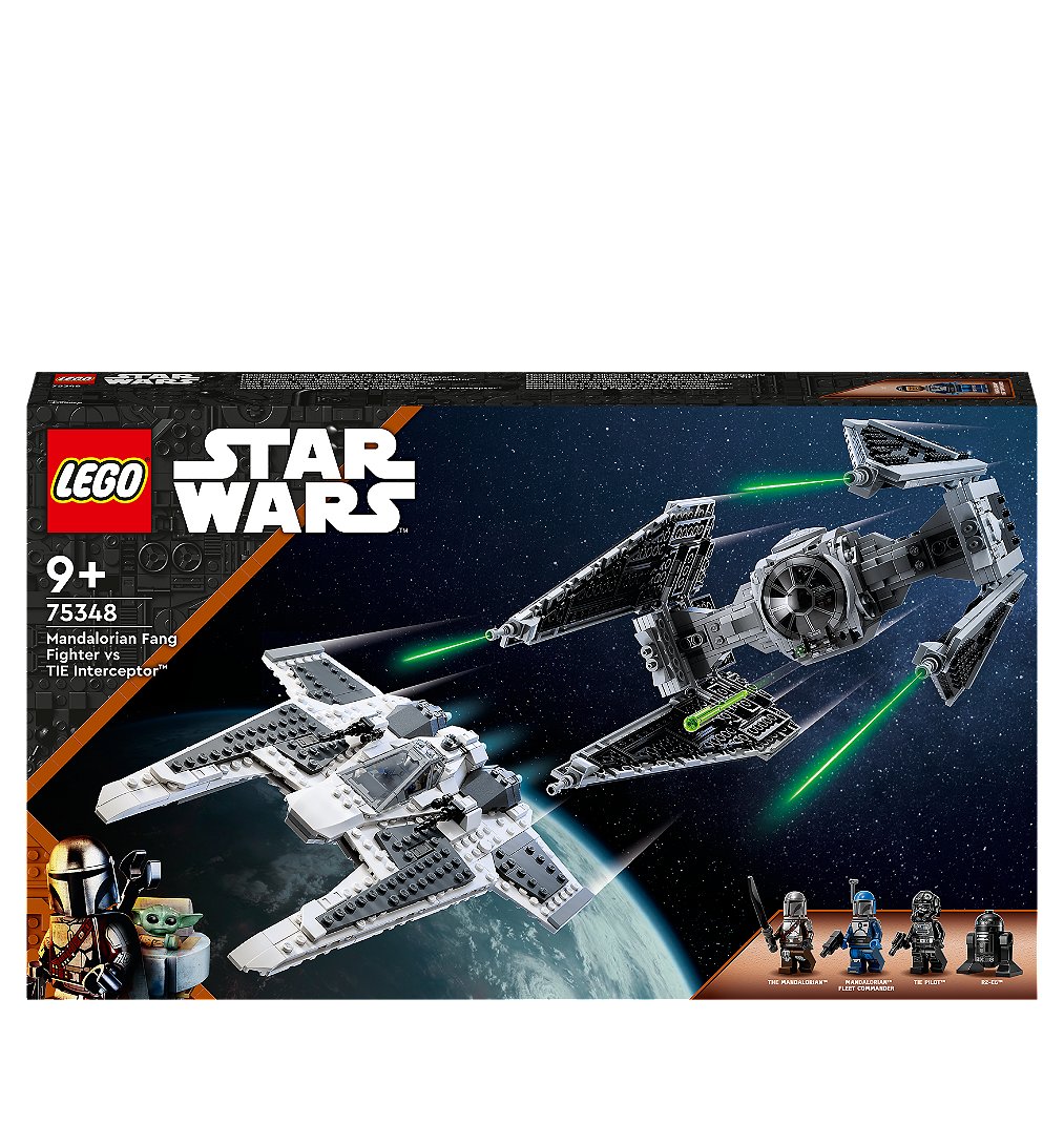 LEGO® Star Wars™ - Le chasseur Fang Mandalorien contre le TIE Interceptor™ - 75348
