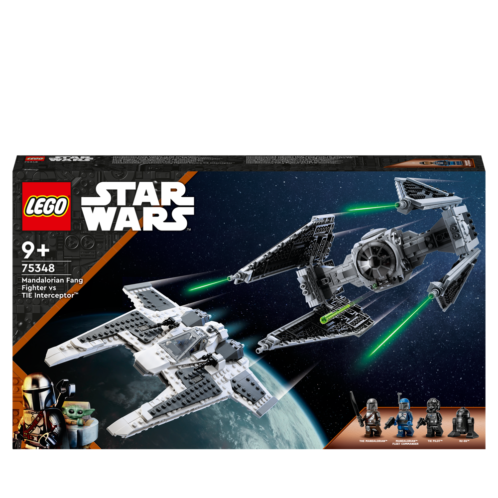 LEGO® Star Wars™ - Le chasseur Fang Mandalorien contre le TIE Interceptor™ - 75348