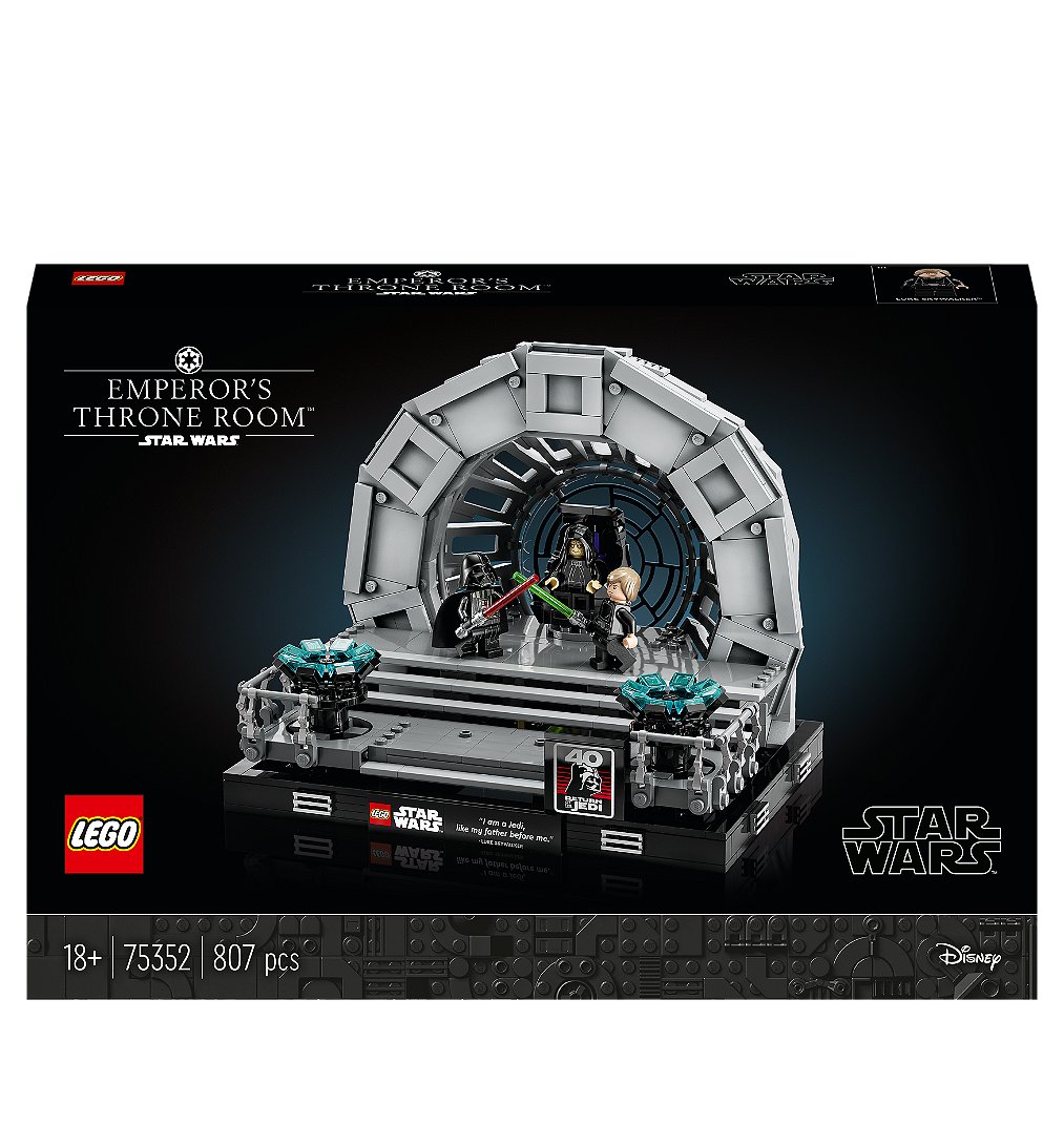 LEGO® Star Wars™ - Diorama de la salle du trône de l’Empereur - 75352