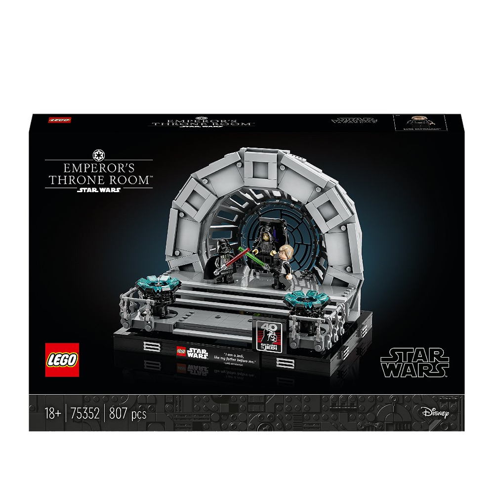 LEGO® Star Wars™ - Diorama de la salle du trône de l’Empereur - 75352